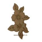 Pre Marked MDF Flower Motif For Craft-6