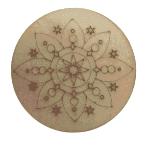 Pre marked mandala MDF board