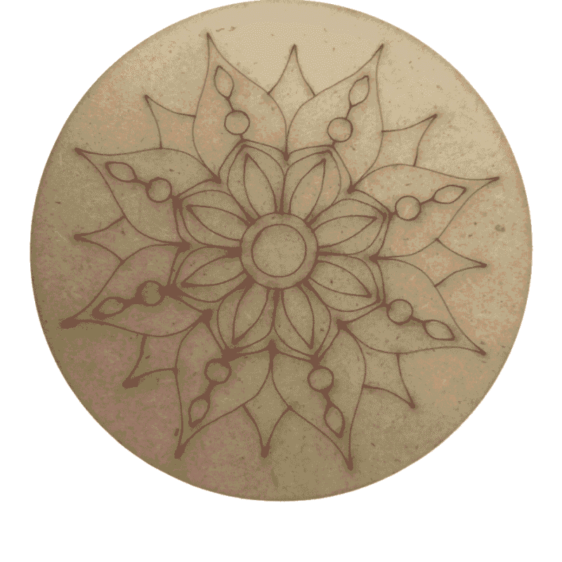 Pre marked mandala MDF board
