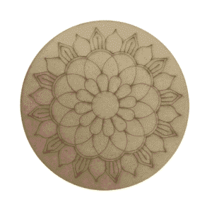 Pre marked mandala MDF board