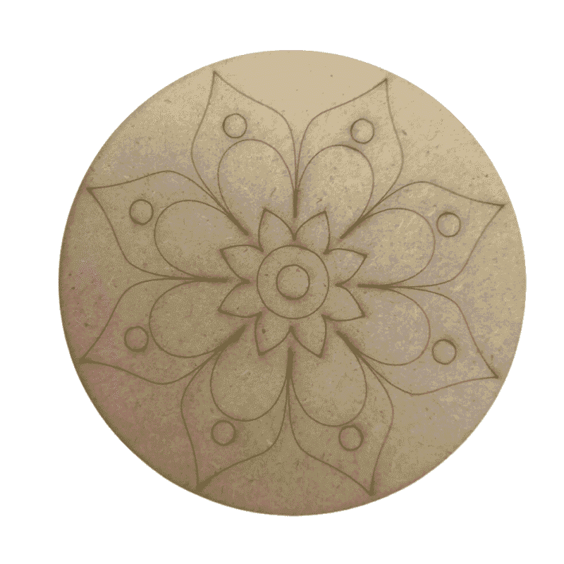 Pre marked mandala MDF board