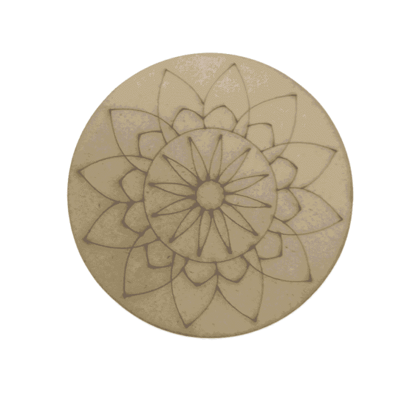 Mandala MDF base for lippan art