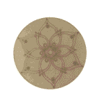 Mandala MDF base for lippan art