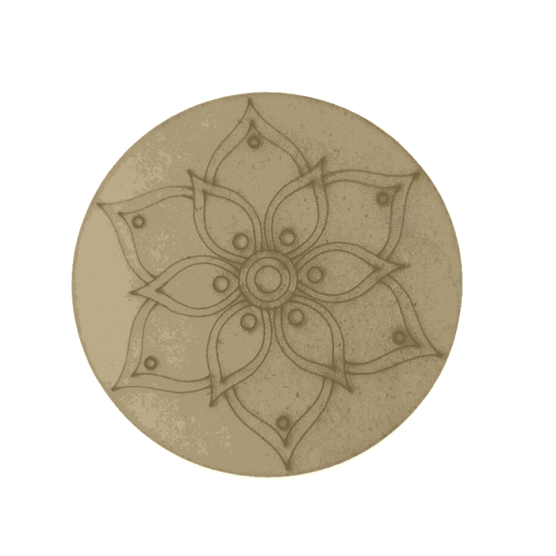 Mandala MDF base for lippan art